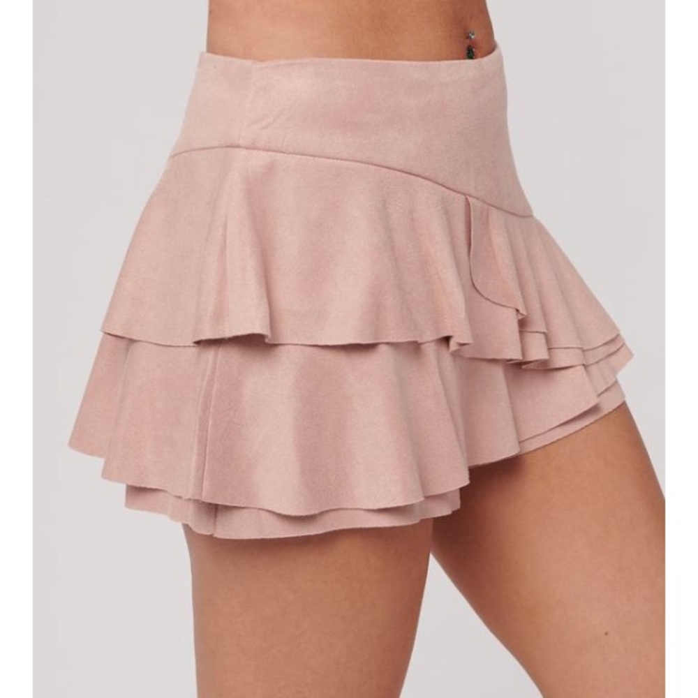 Do+Be suede skort